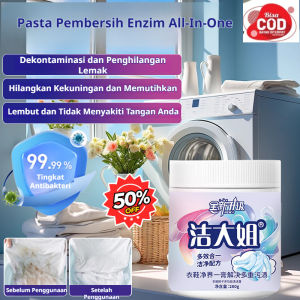 ✨COD✨[Bersih Noda Membandel Instan] Krim Laundry Multifungsi Pembersih Noda Minyak/Krim Biologi Enzym untuk Cuci Pakaian dan Sepatu/ Hilangkan Noda Bandel dan Kuning dalam 1 Produk/Detergen Cream Anti Kuning/Ramah Lingkungan dan Tidak Merusak Warna