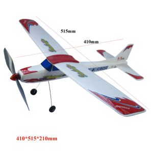 AKZDXE Rubber-powered Rubber Band Powered Airplane 410515210mm DIY Glider Flying Aircraft RedWhite Competition Equipment Puzzle