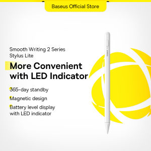 Baseus Smooth Writing Capactive Stylus Pen For iPad Pro Air Active Screen Touch Pen with LED Indicator For iPad