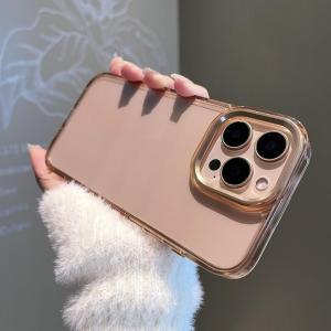 HD Clear Case iPhone 11 12 13 14 15 16 pro max 16 plus Candy Color Silicone Bumper Shockproof Case Acrylic iPhone 11 12 13 14 15 16 pro max 16 plus Transparent Hard back