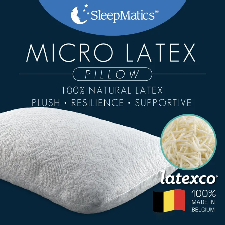 Micro on sale latex pillow