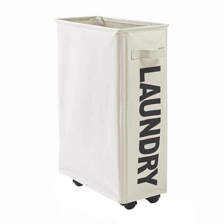 (JIJI.SG) ALDRICH Laundry Basket Universal Wheel / Foldable / Space