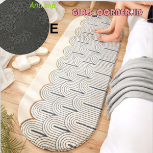 KARPET KESET PANJANG UNIK MODERN BULU HALUS MINIMALIS LEMBUT 40X120 ANTI SLIP