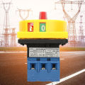 Load Circuit Breaker Switch 3-Pole 2-Position Rotary Cam On-Off Power Switch. 