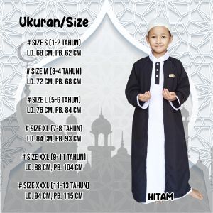 Jubah Anak Usia 1 tahun sampai 13 tahun / Jubah Anak Terbaru / Gamis Anak Laki Laki