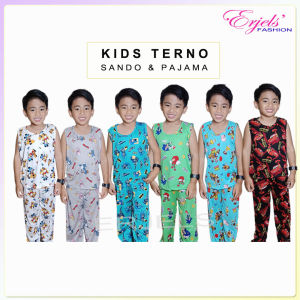 FOR BOYS KIDS TERNO Sando and Pajama Sleepwear for Kids Cotton Spandex KSP