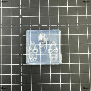 [COD] fhsav Creative Fun Bowknot Flower Nail Art Silicone Mould Handmade Nail Art Mold Decoration Cartoon Art Mold DIY Accessories Tool