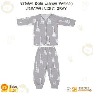 BABYLEON Baju Bayi 0-3 Bulan Setelan Baju + Celana Panjang Bayi Baju Bayi Baru Lahir Baju Tidur Bayi DS-114