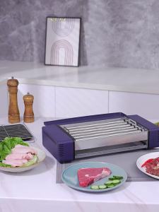 阪藤烤肠机家用小型宿舍全自动热狗机多功能三合一电烧烤盘架香肠