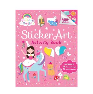 Unicorn Magic Sticker Art Book For Kids with 400+ Stickers