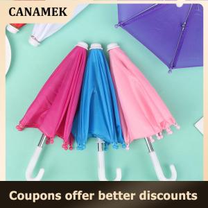 【 CANAMEK 】 22CM Colorful Dolls Umbrellas Toys Rain Gear For 18inch doll Girls Accessories