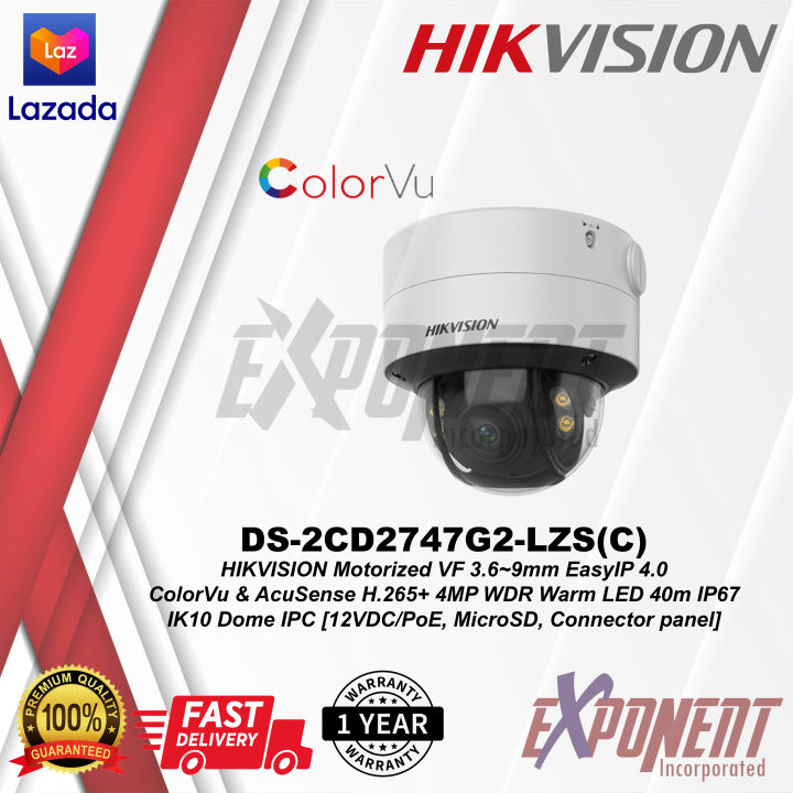 DS-2CD2747G2-LZS(C) - HIKVISION Motorized VF Easy IP 4.0 ColorVu And ...