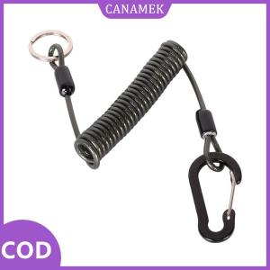 CANAMEK✨ Dây Câu cá chống mất xoắn ốc mùa xuân thu hút kìm dây Dây Mùa Xuân dây đàn hồi cuộn dây căng Tether phụ kiện câu cá