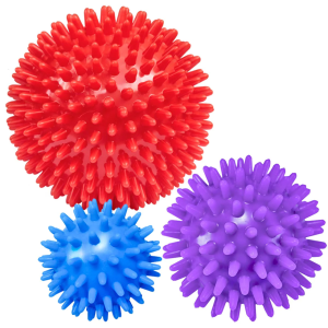 Squeaky Chew Toy Spiky Ball Interactive for Dogs