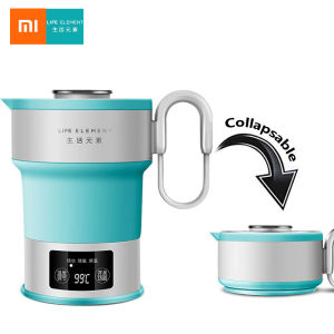 Xiaomi Life Element Folding Electric Kettle Compressed Travel Water Kettle Food Grade Silicone Insulation Adjustable Kettle from Xiaomi Youpin