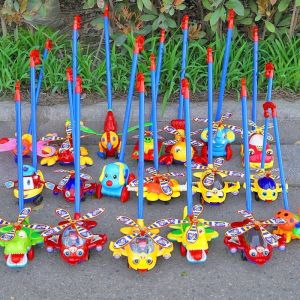 Push and Pull Toys Wheel Car Walker Toys Hand Pushing Mainan untuk Pelajar Jalan Walker Push Walker Toys
