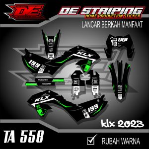 Stiker Striping Motor KLX 150 NEW 2023 Full Body-KLX NEW Kode TA558