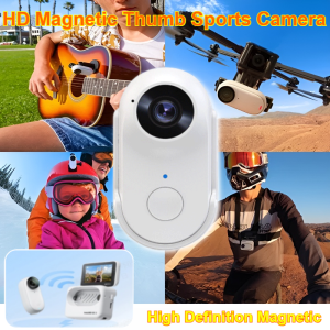 Magnetic Thumb Sports Camera Outdoor Panoramic Hd Shooting Pocket Action Camcorder Mini Portable