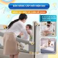 Thanh Chắn Giường Gấp Gọn Thông Minh Pakey, Không Cần Lắp Đặt, Cải Tiến Khóa Kép Cố Định. 