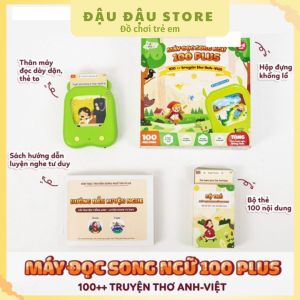 Máy đọc truyện song ngữ Kennen - Máy đọc thẻ flashcard đọc truyện tư duy cho bé bảo hành 6 tháng chính hãng