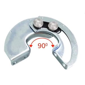 Door Hinge Hidden 90 Degree Sliding Equipment Sturdy Practical Carbon Steel Sliding Limit Hinge for Glass Doors Furniture Industrial Cabinet