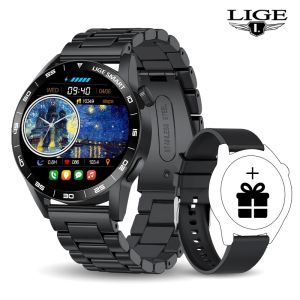 LIGE 2025 Original Smart Watch Men Heart Rate Monitor Bluetooth Call IP68 Waterproof Sport Fitness Smartwatch Women