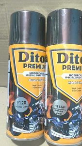 Pilok Cat Diton Premium Paket Lengkap 3 Kaleng Deluxe Silver 9136 Delux Primer Grey 9120 Clear Gloss 9128 400cc Pilox Paketan Cat Semprot Special Spray Paint