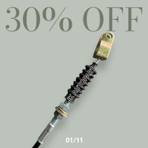 สายคันเร่งรถยก FOLKLIFT (ตุ่ม+ก้ามปู) ยาว 1.10 เมตร ยี่ห้อ SLC แท้ๆ สายคันเร่งอย่างดี/BINHJ