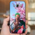 Ốp lưng Samsung J5 2016, J7 2016 viền đen in hình Zoro One Piece. 