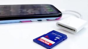 3 In 1 SD TF Card Reader for 11 12 13 14 Pro Max Mini X XS XR 8 Plus Camera Memory Card OTG Adapter for