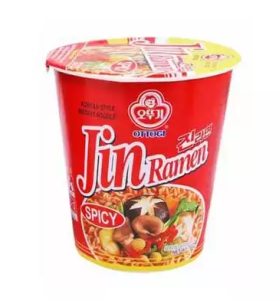 Ottogi Jin Ramen Mild & Spicy Cup 65g