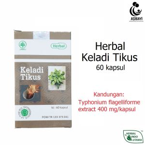 HIU Keladi Tikus Ekstrak Herbal Typhonium flagelliforme Extract Terdaftar BPOM
