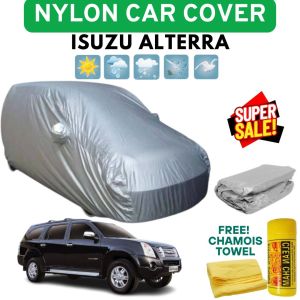 Nylon Car Cover for Isuzu Alterra Waterproof High Quality Car Cover for Indoor & Outdoor Protection with Chamois Towel