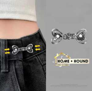 HOME+HOUND Waist Button Metal Nail-Free Pair Button Fashion Adjustable
