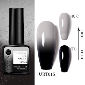 UR SUGAR Reflective Thermal Gel Polish Semi Permanent Soak Off Color Change UV LED Red Blue Glitter Gel Polish Nail Art Varnish For Gel Nail 7.5ml