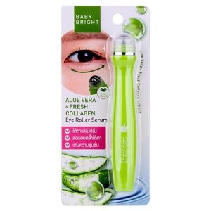 [SG INSTOCK]Baby Bright Eye Roller Serum 15ml (Aloe Vera & Fresh Collagen/ Tomato Gluta Bright/Peptide)