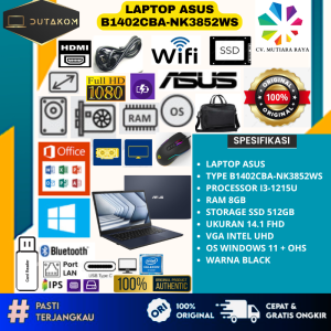 LAPTOP ASUS B1402CBA-NK3852WS