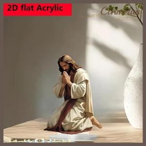[Carmelun] 2026 mới Chúa giáng sinh sinh cảnh Xmas bảng trung tâm phụ kiện 2D phẳng acrylic cho trang trí văn phòng nhà bên ornment