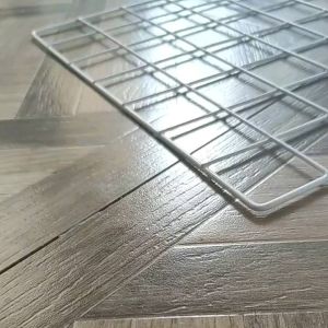Coated Metal Mesh Grid Wire Screen White 35cm x 35cm or 13.78 inches x 13.78 inches 0.16kg