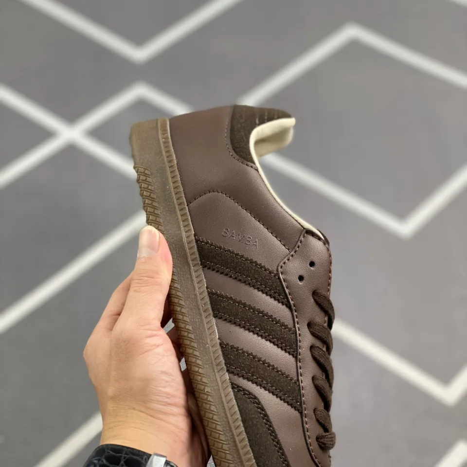 ✓100%Original】Adidas brown Samba for men and women Sports shoes