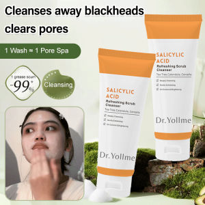 Salicylic Acid Refreshing Scrub Cleanser Cleansing gentle and non-tightening facial cleanser