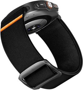 Compatible for Amazfit Helio Bands Quick Release Stretchy Solo Loop Adjustable Nylon Replacement Straps Compatible for Amazfit Helio Fitness Tracker Wristband