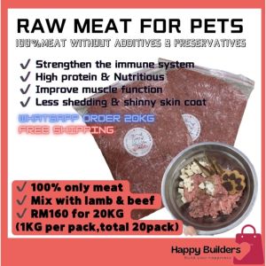 20KGCatsRawmeatbarf!Dogsrawmeat!!FreezeMincedLambMincedBeefRaw! Raw meat for pets ! Ground beef and ground lamb !