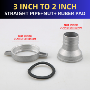 Hose Adaptor Connector Coupler 2" 3" 4" for Water pump Gasoline Diesel Pump Aluminum Reducer 3 to 2 3X2 Connector Coupler for Waterpump 30cx KB80 Yamma Nittoo Kingstone Ichiban Honda