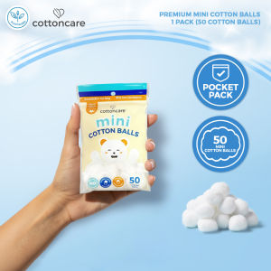 Cottoncare™ (50pcs / 10g) Mini Cotton Balls Baby Infant Beauty Makeup Premium