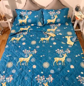 Bộ Ga Giường Kèm 2 Vỏ Gối Cotton Poly C.A Decor Nhiều Mẫu Chất Liệu Thoáng Mát Kích Cỡ Đa Dạng