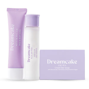 DREAMCAKE Trio Skin Glaze 60ml + Face and Body Icing 60ml + soap 1g