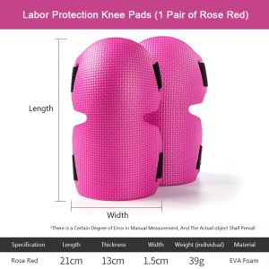 INNEWIN 1Pair Công suất lớn Miếng đệm đầu gối làm vườn Kích thước lớn Cực kỳ dày Miếng đệm đầu gối bảo hiểm lao động Dây đeo có thể điều chỉnh Miếng bảo vệ đầu gối bằng bọt Nam Nữ Phổ Quát