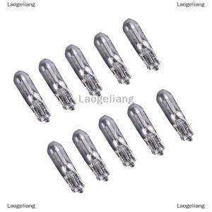 [COD] Laogeliang 10pcs 12V 1.2W T5หลอดไฟกระจกแดชบอร์ดแผงหน้าปัดเบรคหลอดไฟ