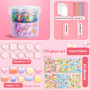 GUKA Card Disc Sticker Cute Toy One Whole Barrel Set diy Girl Children Stickers Ka Material